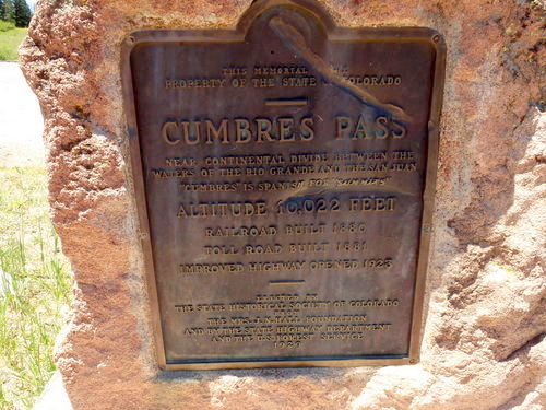 GDMBR: Cumbres Pass (10022'/3055m), Colorado.